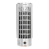 Электрокаменка ЭКМ-7 СФЕРА+ (380-220 В, встроенный пульт, корпус из нерж. стали) УМТ