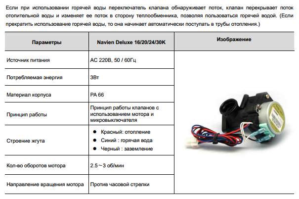 купить трехходовой клапан для котла Navien в Воронеже