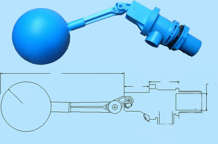 купить поплавковый клапан для емкости или бака