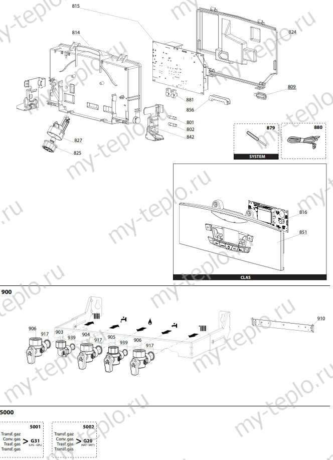 Запчасти Ariston CLAS X SYSTEM 32 FF купить в Воронеже