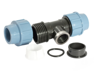 ПНД Тройник 32х3/4"х32 вн/р Unipump (71551)