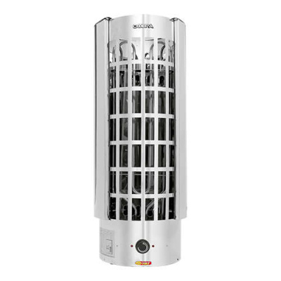 Электрокаменка ЭКМ-7 СФЕРА+ (380-220 В, встроенный пульт, корпус из нерж. стали) УМТ